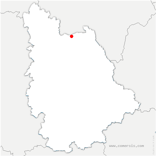 carte de localisation de Saint-Gervais-les-Trois-Clochers