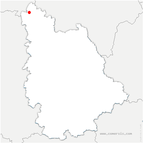 carte de localisation de Saint-Léger-de-Montbrillais
