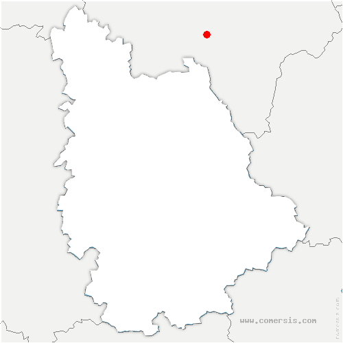 carte de localisation de Saint-Léger-de-Montbrun