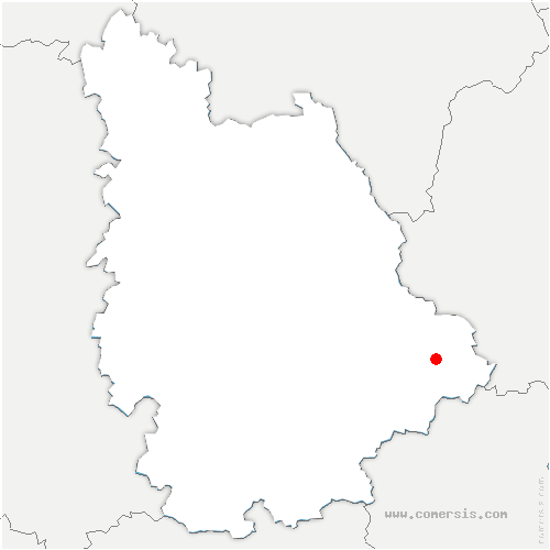 carte de localisation de Saint-Léomer