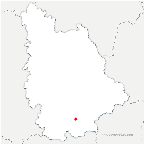 carte de localisation de Saint-Martin-l'Ars