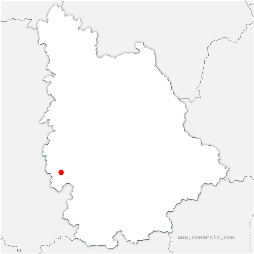 carte de localisation de Saint-Sauvant