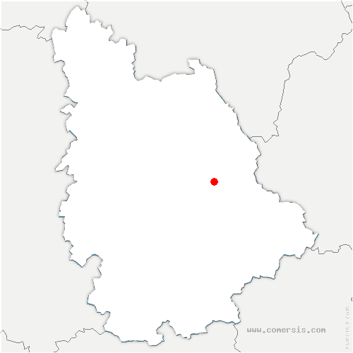 carte de localisation de Sainte-Radegonde