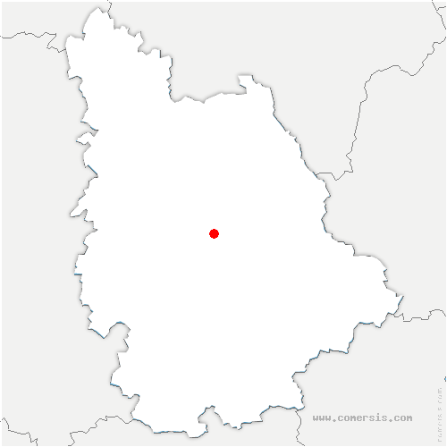 carte de localisation de Sèvres-Anxaumont