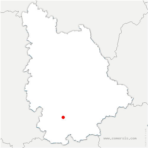 carte de localisation de Sommières-du-Clain