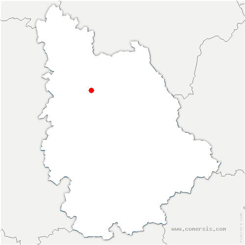 carte de localisation de Thurageau