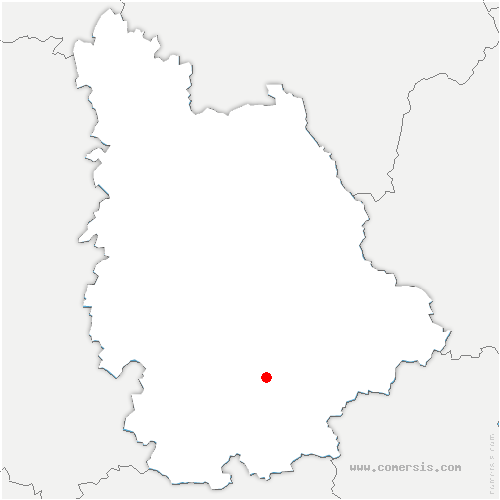 carte de localisation de Usson-du-Poitou
