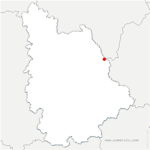 carte de localisation de Vicq-sur-Gartempe