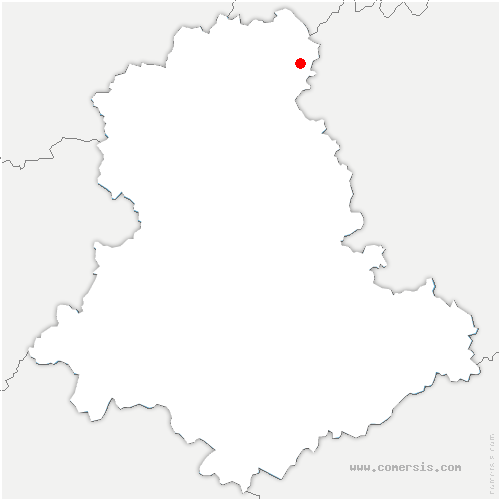 carte de localisation de Arnac-la-Poste