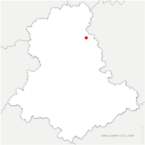 carte de localisation de Bessines-sur-Gartempe