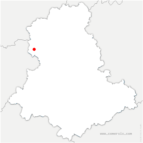 carte de localisation de Bussière-Boffy