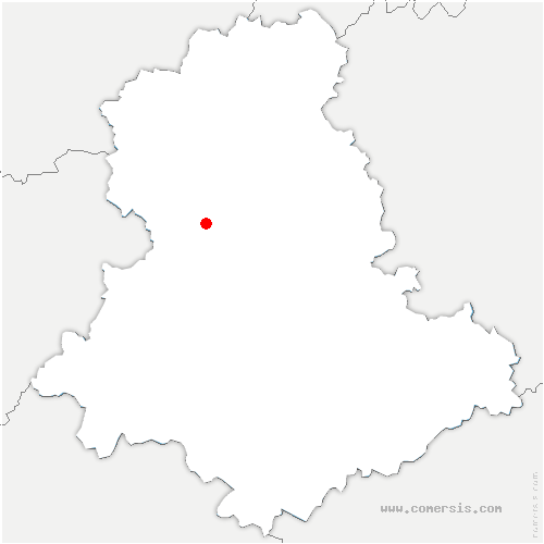 carte de localisation de Chamboret