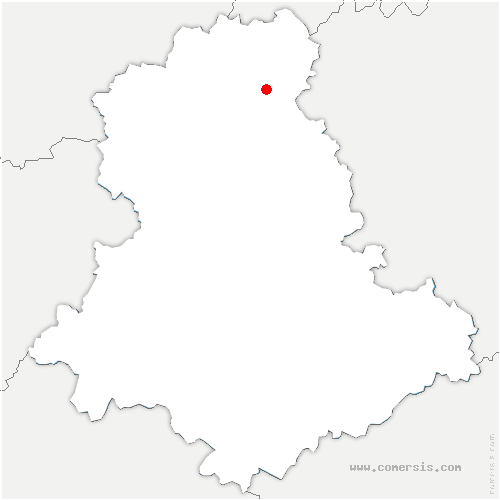 carte de localisation de Dompierre-les-Églises