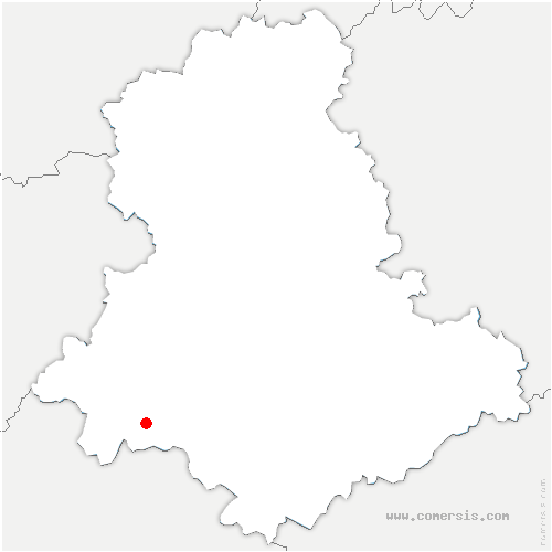 carte de localisation de Dournazac