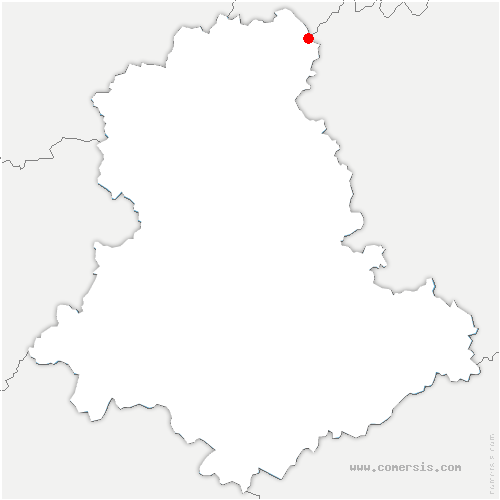 carte de localisation de Grands-Chézeaux