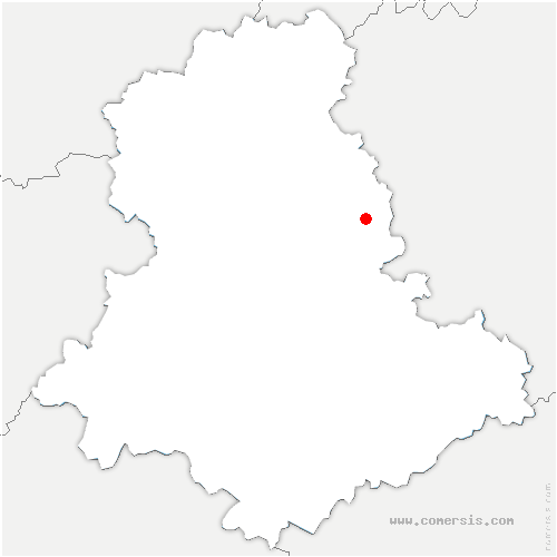carte de localisation de Jabreilles-les-Bordes