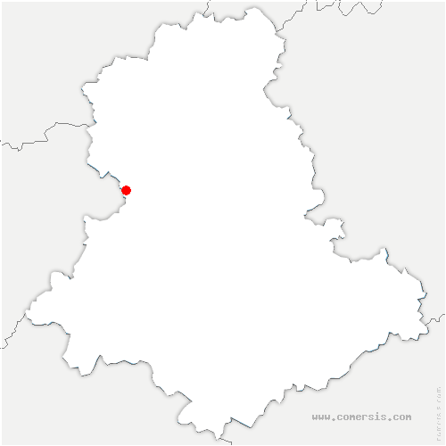 carte de localisation de Javerdat