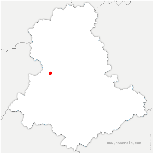carte de localisation de Lagraulière