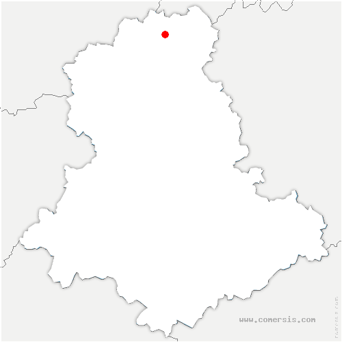 carte de localisation de Lussac-les-Églises