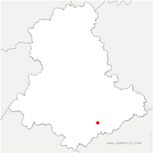 carte de localisation de Magnac-Bourg