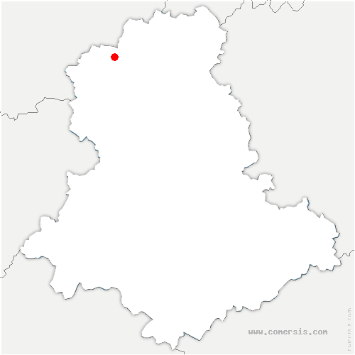 carte de localisation d'Oradour-Saint-Genest
