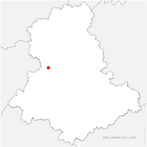 carte de localisation de Oradour-sur-Glane
