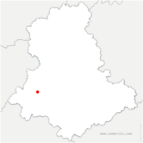 carte de localisation d'Oradour-sur-Vayres
