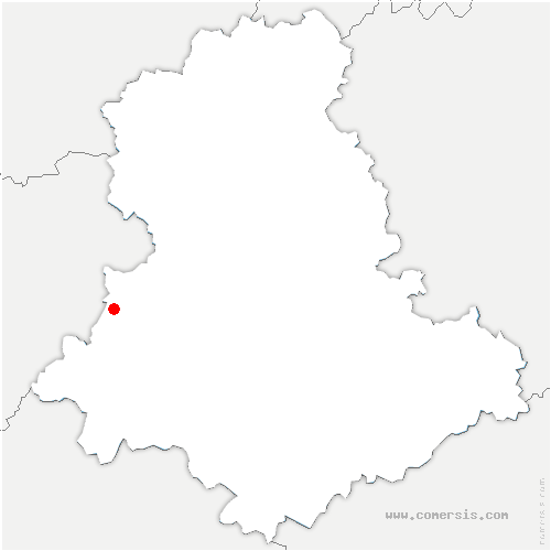 carte de localisation de Saillat-sur-Vienne