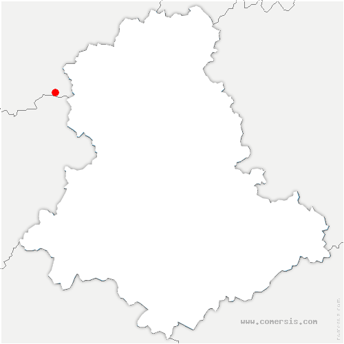 carte de localisation de Saint-Agnant-de-Versillat