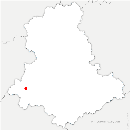 carte de localisation de Saint-Bazile