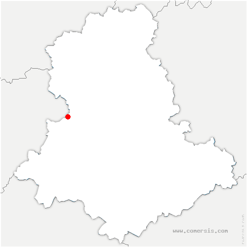 carte de localisation de Saint-Brice-sur-Vienne