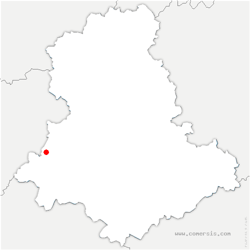 carte de localisation de Saint-Martin-Sainte-Catherine