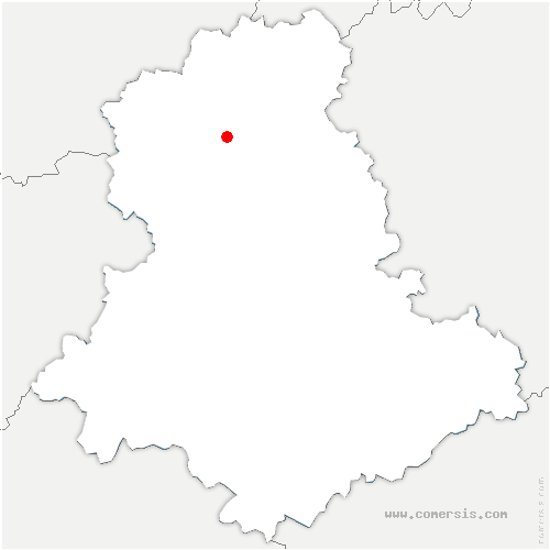 carte de localisation de Saint-Ouen-sur-Gartempe