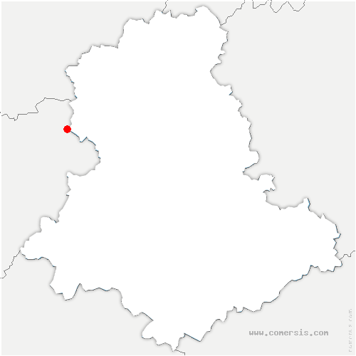 carte de localisation de Saint-Pardoux-Corbier
