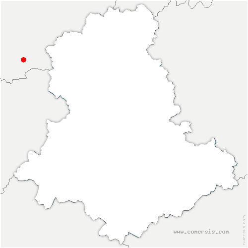carte de localisation de Vareilles
