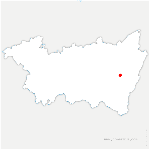 carte de localisation de Arrentès-de-Corcieux
