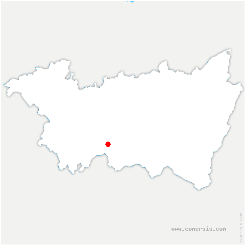 carte de localisation d'Autreville-sur-Moselle