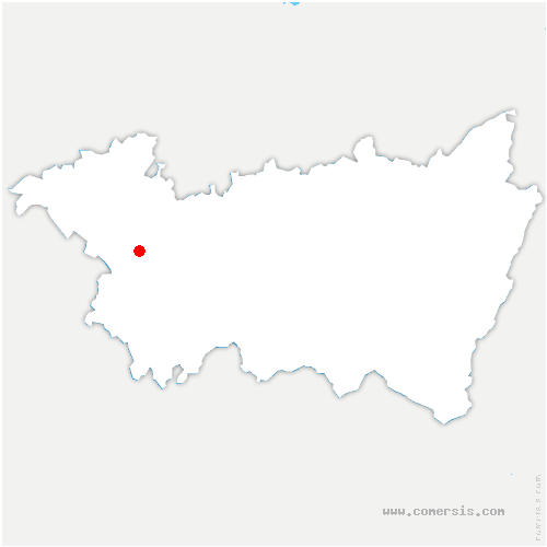carte de localisation d'Auzainvilliers