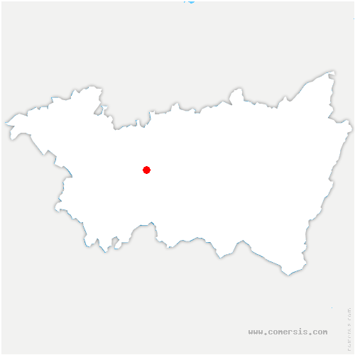carte de localisation de Bainville-aux-Saules