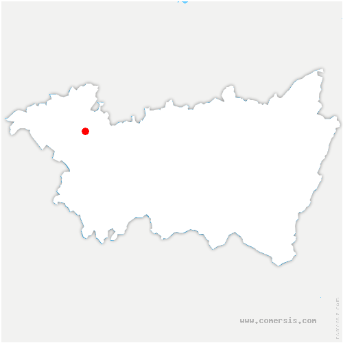 carte de localisation de Balléville