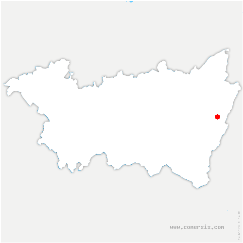 carte de localisation de Ban-sur-Meurthe-Clefcy