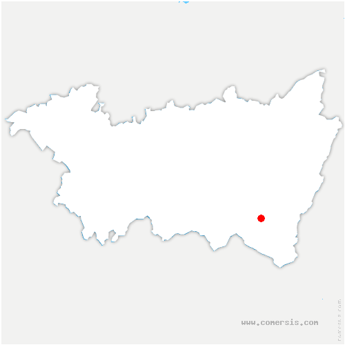 carte de localisation de Basse-sur-le-Rupt