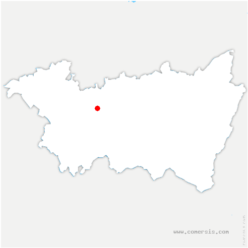 carte de localisation de Bazoilles-et-Ménil