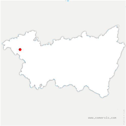 carte de localisation de Bazoilles-sur-Meuse