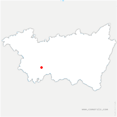 carte de localisation de Belmont-lès-Darney