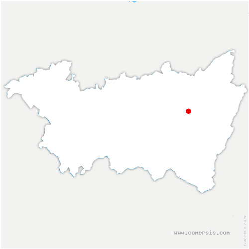 carte de localisation de Belmont-sur-Buttant