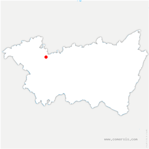 carte de localisation de Biécourt