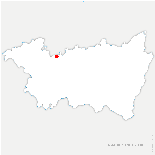 carte de localisation de Blémerey