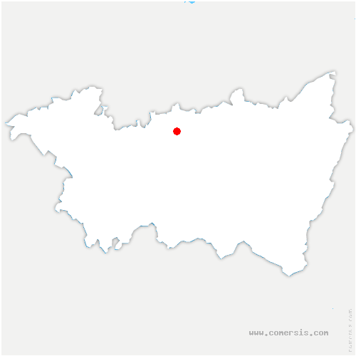carte de localisation de Brantigny