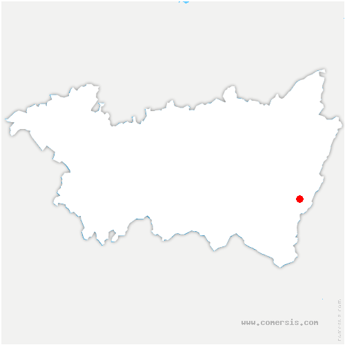 carte de localisation de la Bresse